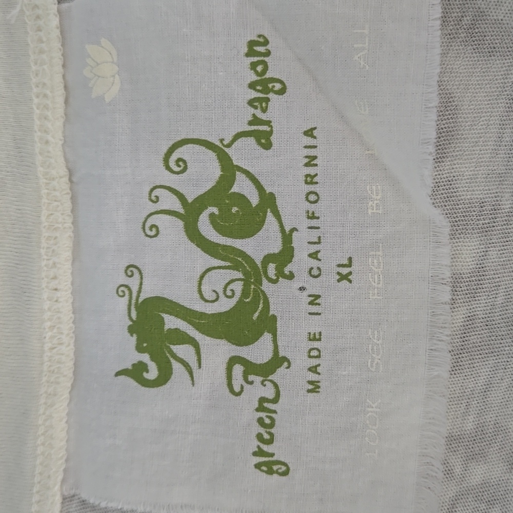 Green Dragon Cream Pantsuit - Picture 12 of 15